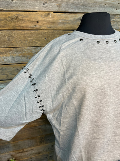 Charlotte Studded Sleeve Shirt