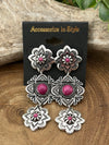 Spillway Triple Concho Post Earrings - 2.75"