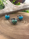 Tillman Turquoise & Sterling Silver Heart  Ring