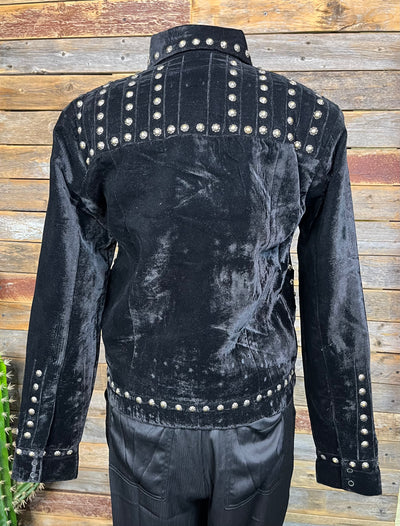 The Jordan Velvet Studded Jacket