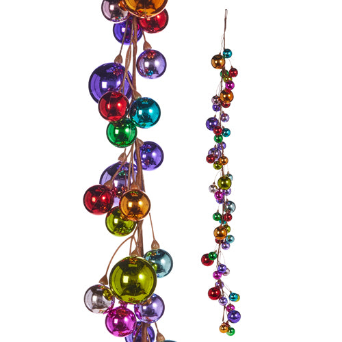 Multicolor Ball Garland - 4'