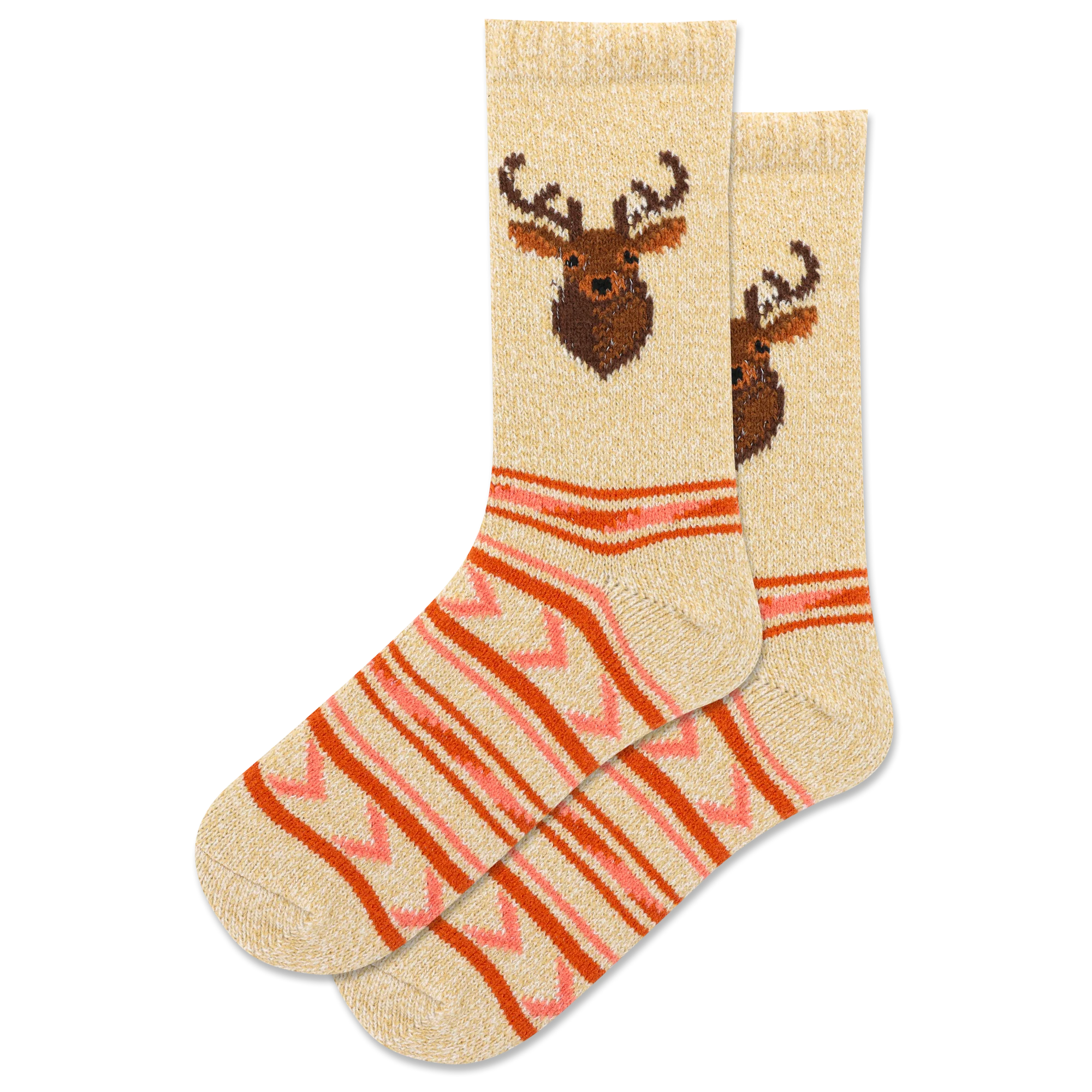 Women's Deer Stripe Boot Sock