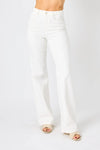 Gloria Wide Leg White Denim