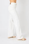 Gloria Wide Leg White Denim