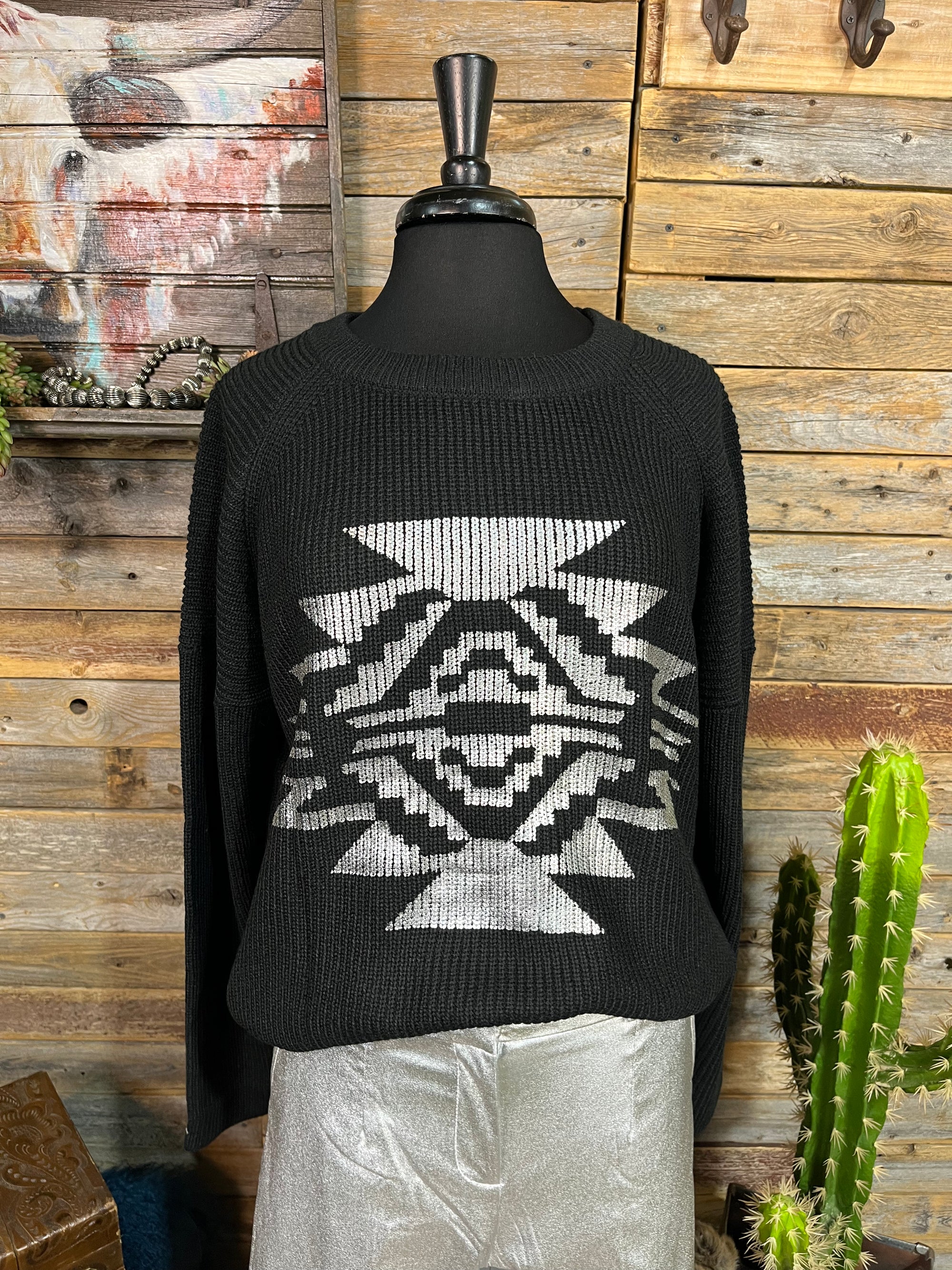 Tinsel Taos Sweater - Midnight