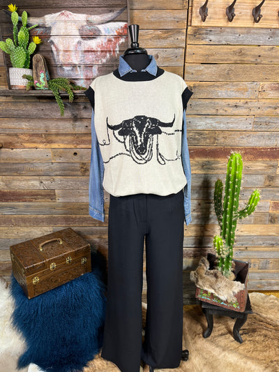 Lasso The Longhorn Sweater Vest