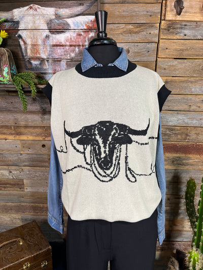 Lasso The Longhorn Sweater Vest