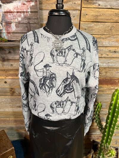 The Dandy Doodle Sweatshirt - Gray