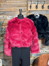 Let Loose Solid Fur Coat