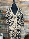 Lilly Leopard Knit Tie Cardigan