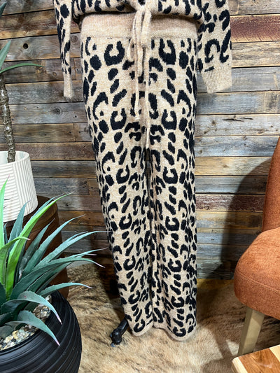 Lilly Leopard Knit Pants