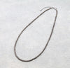 Rosdale 4mm Fashion Navajo Bead Necklace - Silver