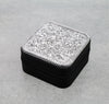 Stamped Silver Travel Jewelry Box