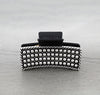 Silver Studded Hair Claw Clip