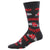 Mother Trucker Graphic Cotton Crew Socks - Charcoal Heather