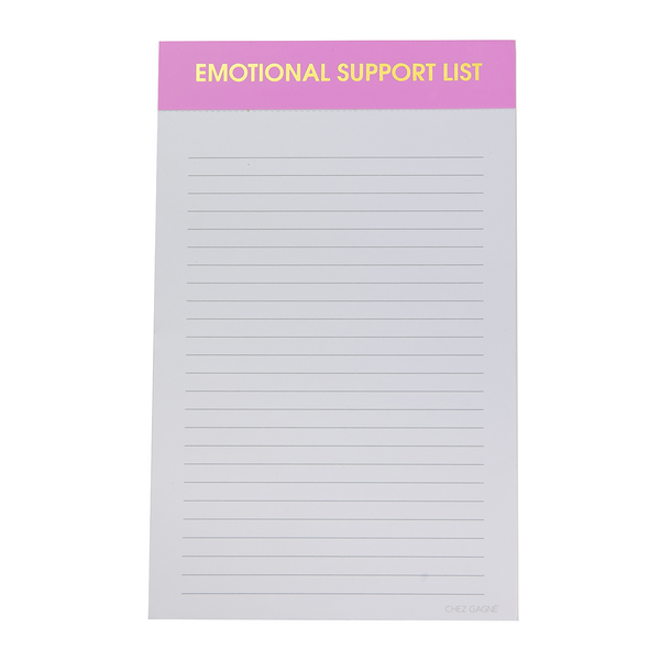 Emotional Support Notepad