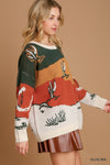 Cactus Pullover Sweater Top