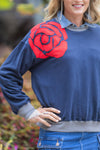 Reese Rose Pullover Top