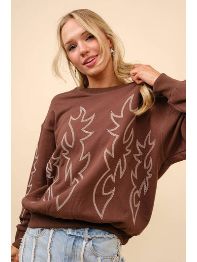 Bootstitch Pullover Sweatshirt