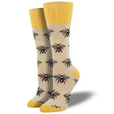 Bee Oatmeal Women's Socks