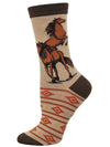 Wild, Wild, Horses Women's Sock - Hemp