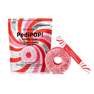 Pedi Pop Buffer & Nail File Set - Candy Cane