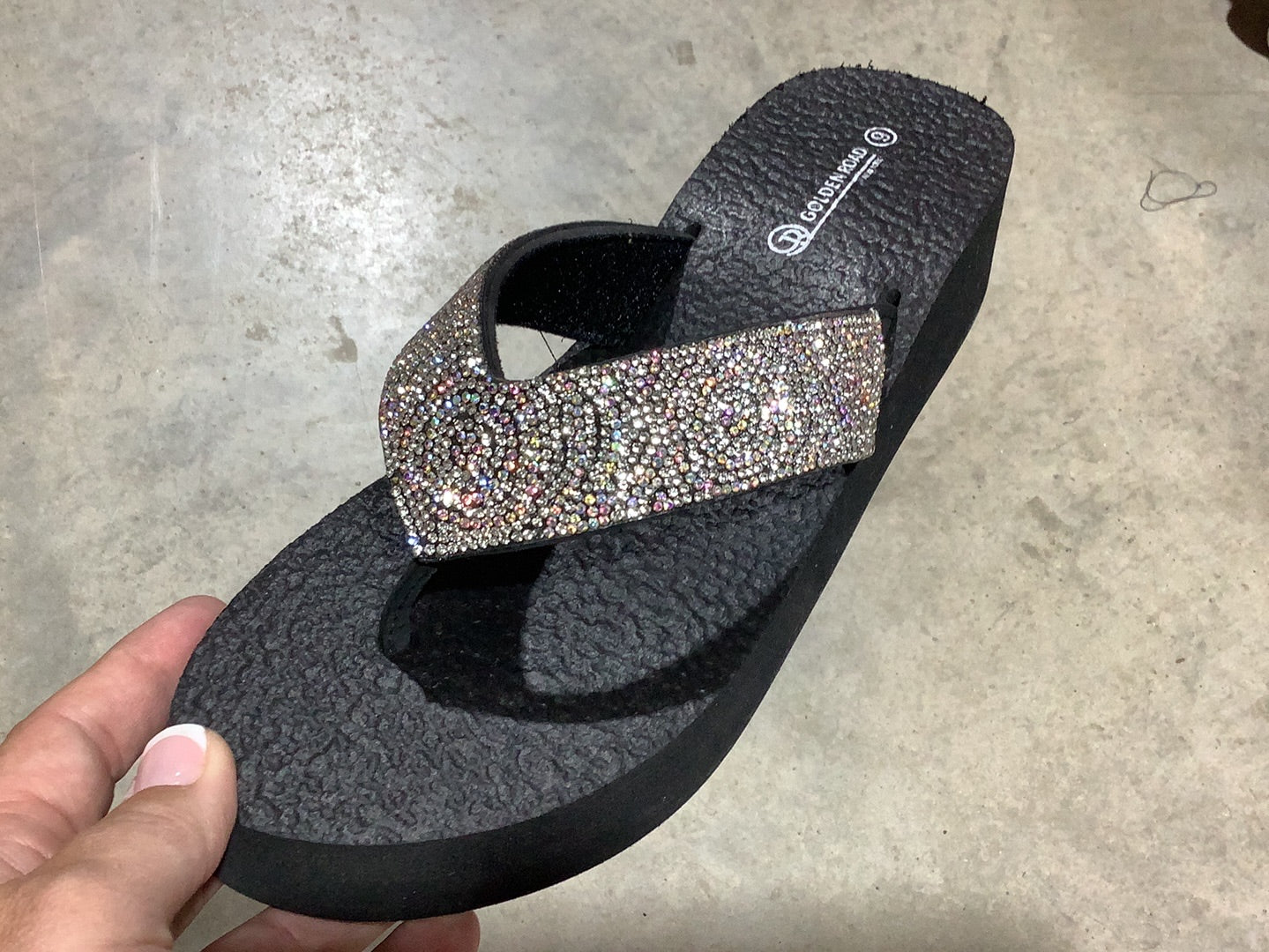 Rhinestone Flip Flops