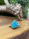 Destiny Smooth Framed Turquoise Ring