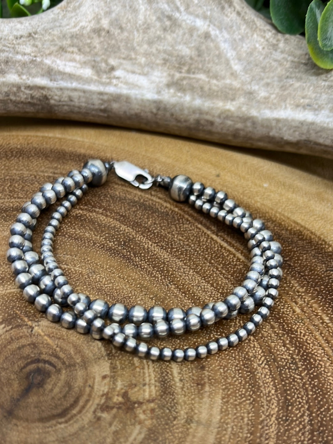 3 Strand Navajo Pearl Bracelet