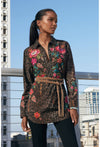 Johnny Was Nylah Zip Up Tunic - OG Leopard