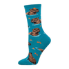 Capybara Chill Women's Socks - Teal