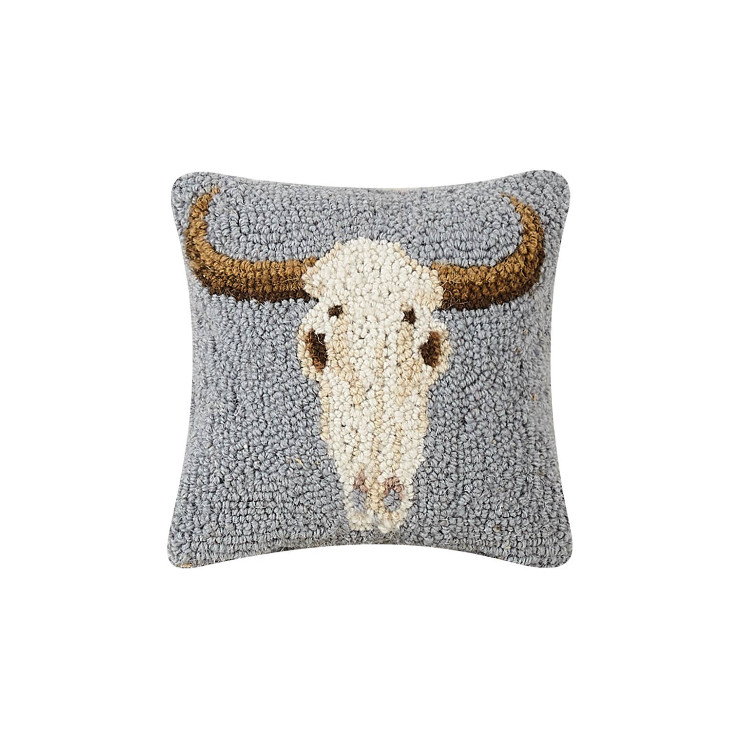 Cow Skull Hook Pillow