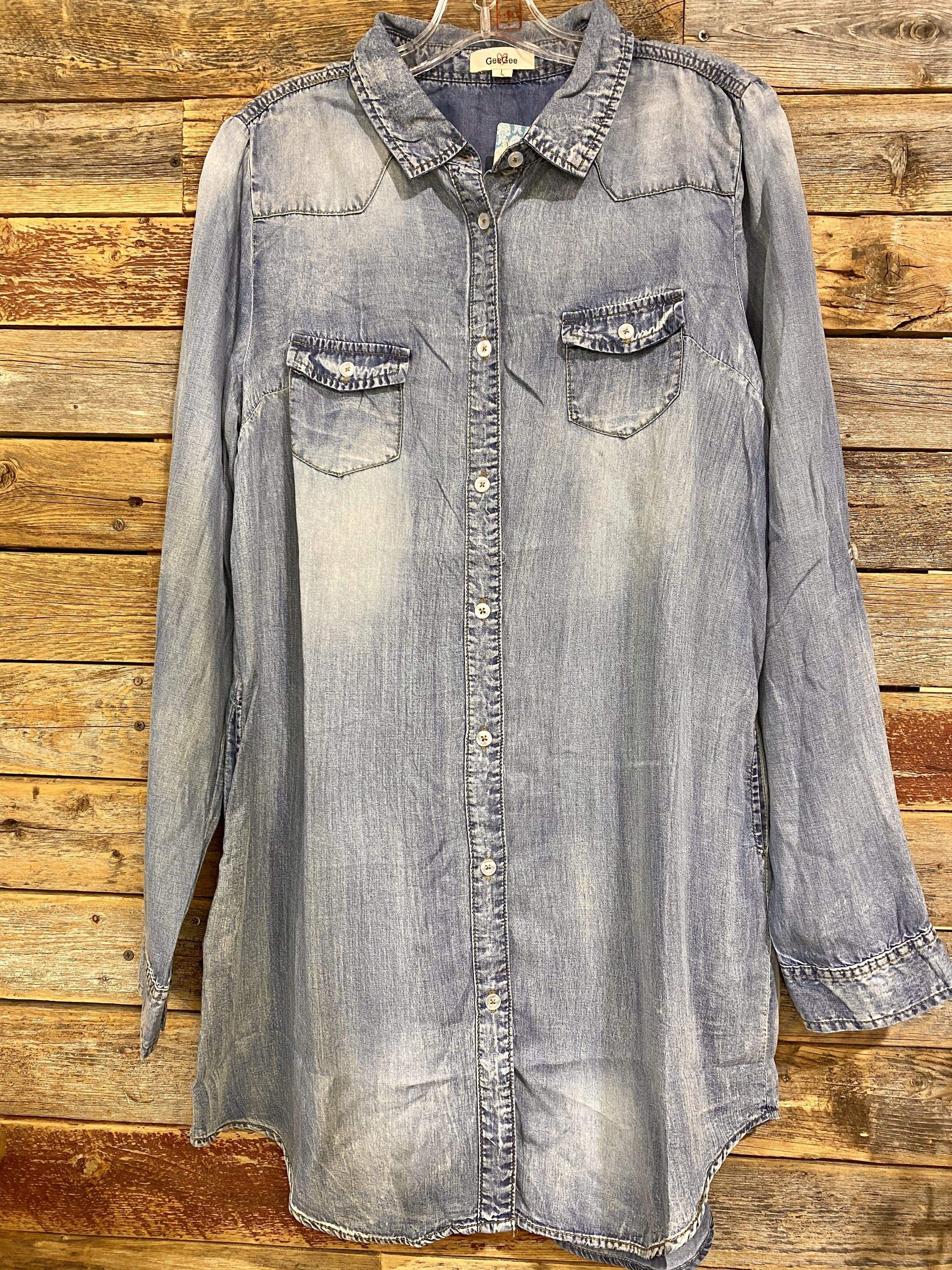 $248 Polo RALPH LAUREN Womens 6 Denim Shirtdress Western A Line JEAN DRESS  NWOT | eBay
