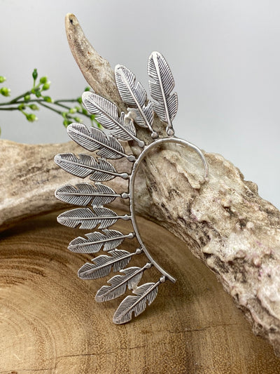 Headdress 11 Stone Sterling Ear Cuff