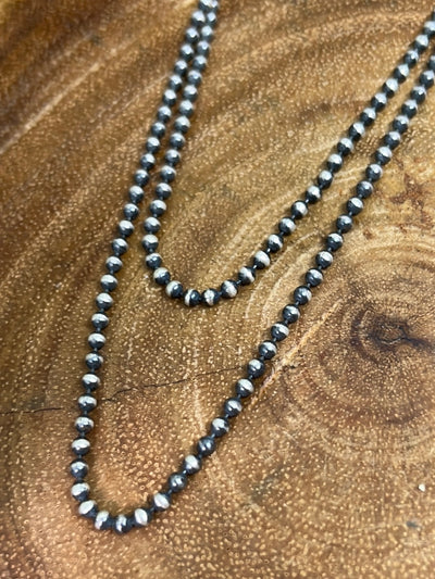 2mm BB Navajo Pearl Necklace 16-24"