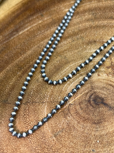 2mm BB Navajo Pearl Necklace 16-24"